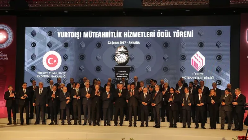YDMH Ödül Töreni: Türk Müteahhitler 9'uncu Defa Dünya İkincisi Olmayı Başardı