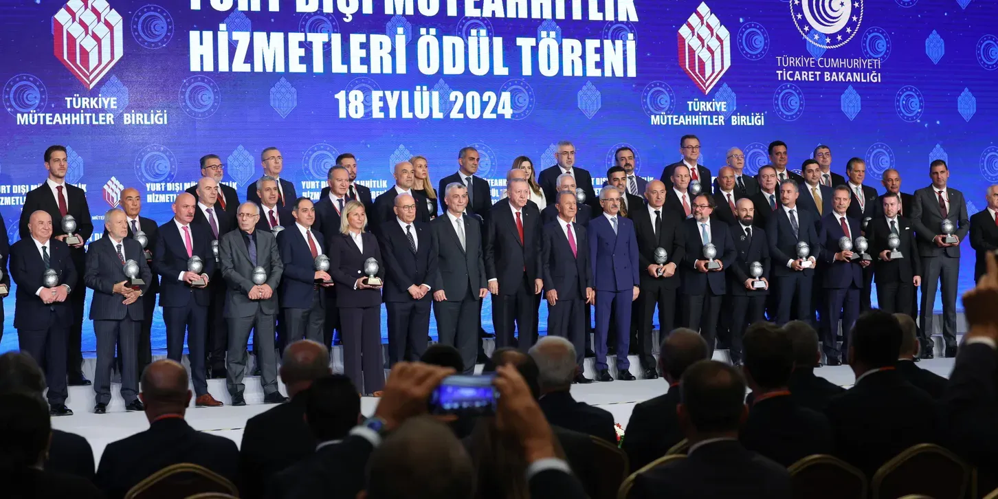 Yurt Dışı Müteahhitlik Hizmetleri Ödül Töreni